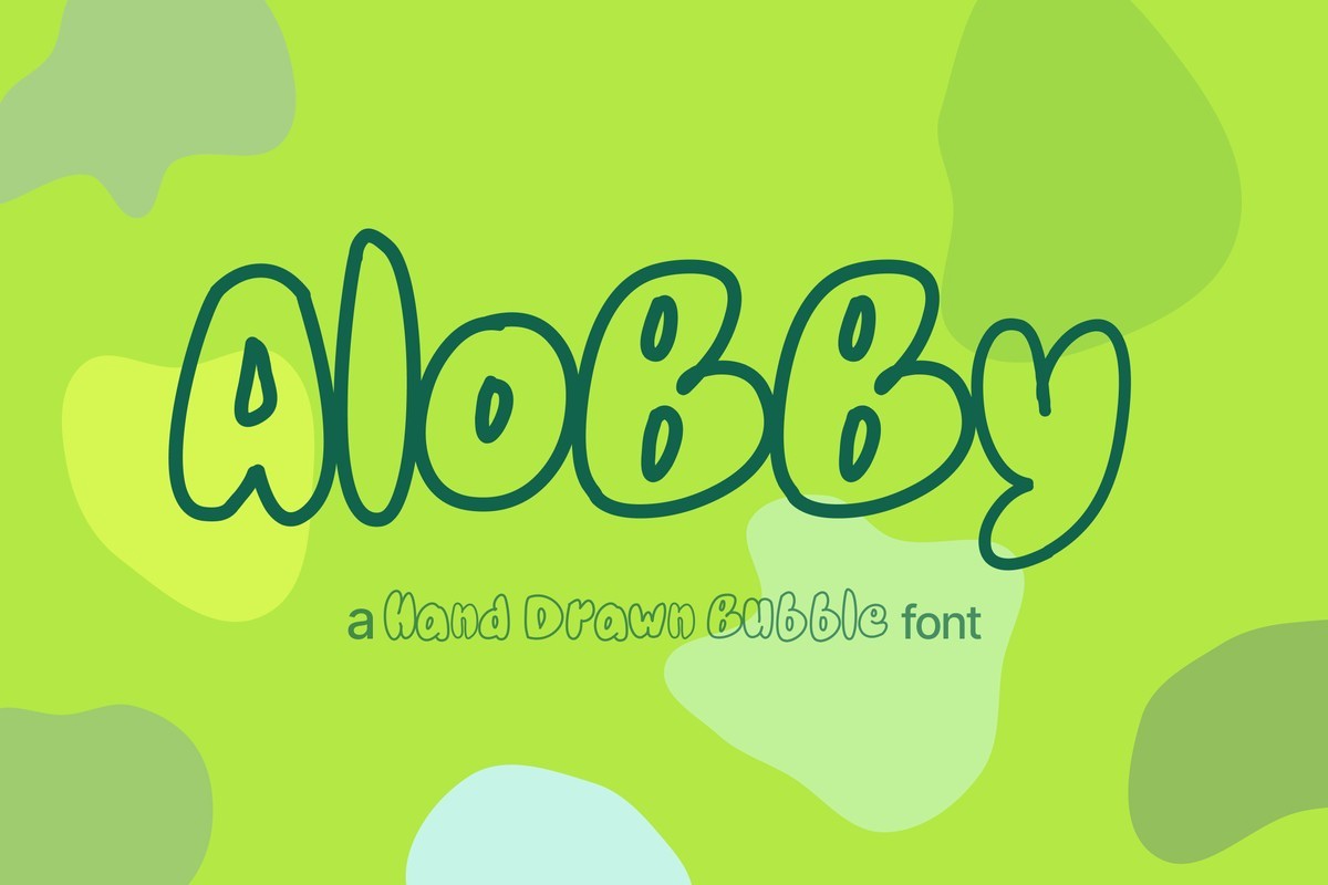 フォント Alobby