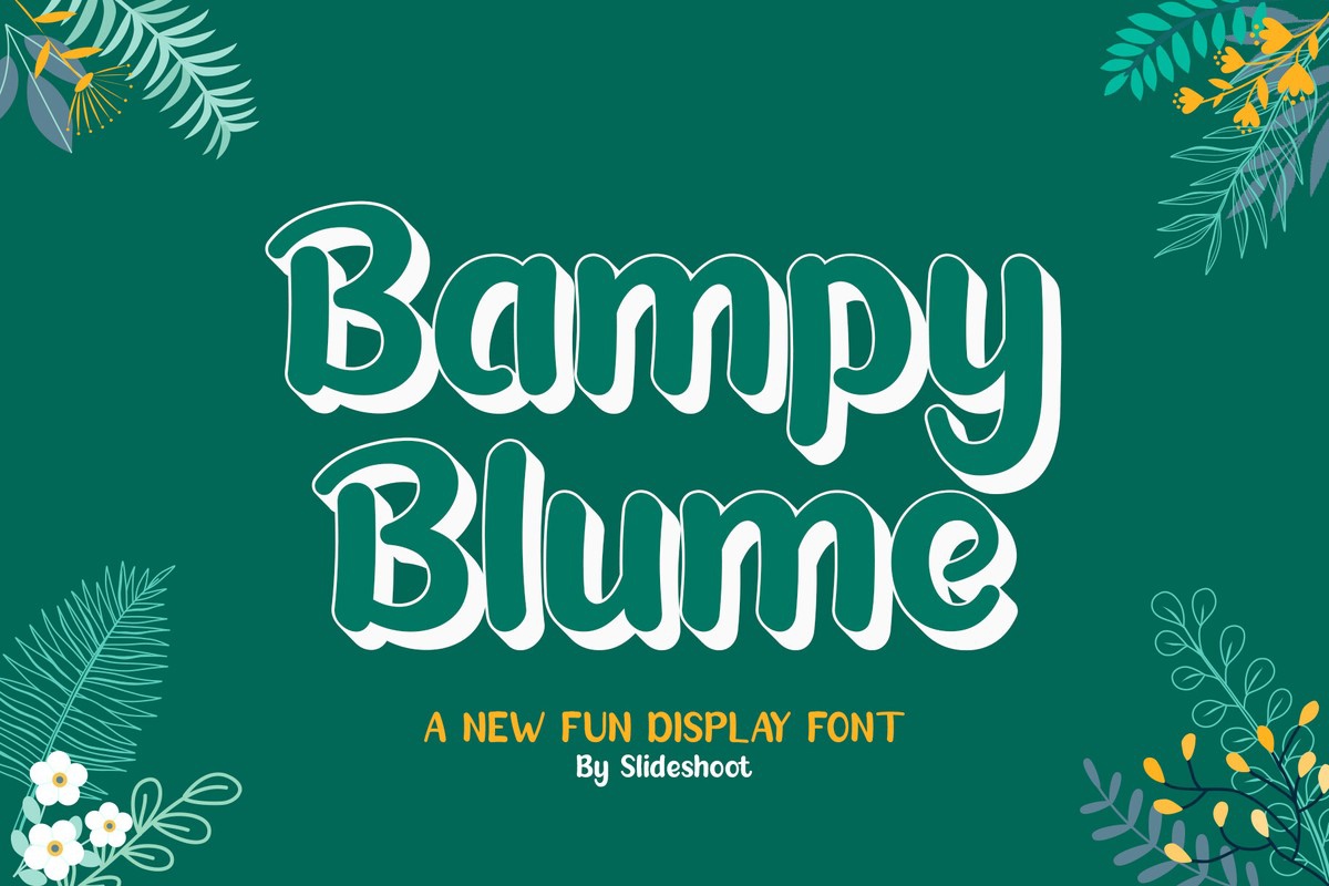 フォント Bampy Blume