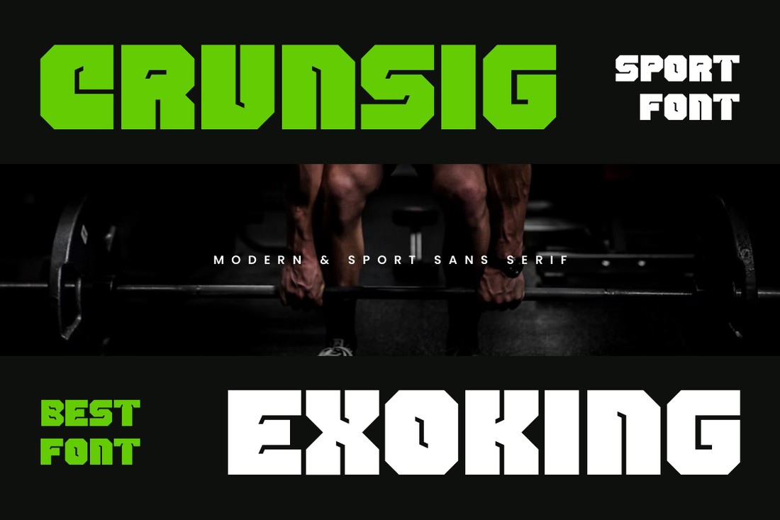 フォント Crunsig Exoking