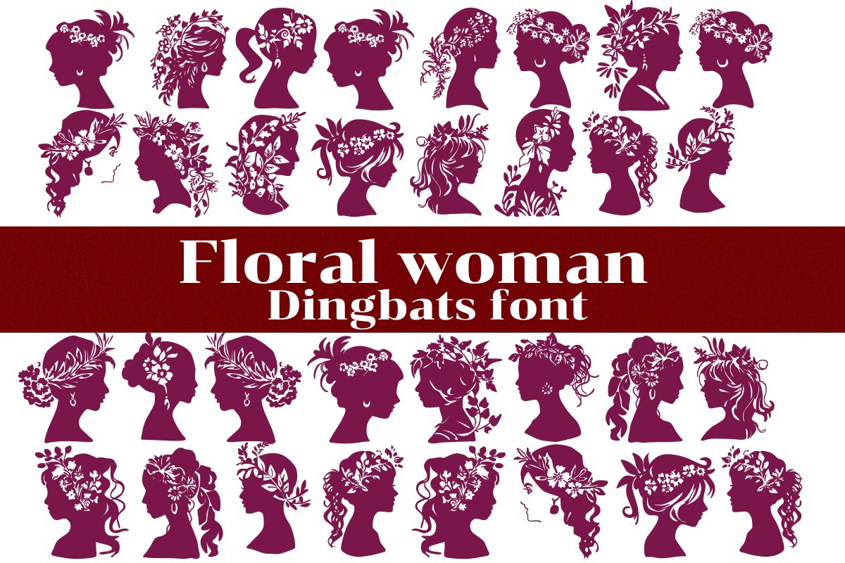 フォント Floral Women