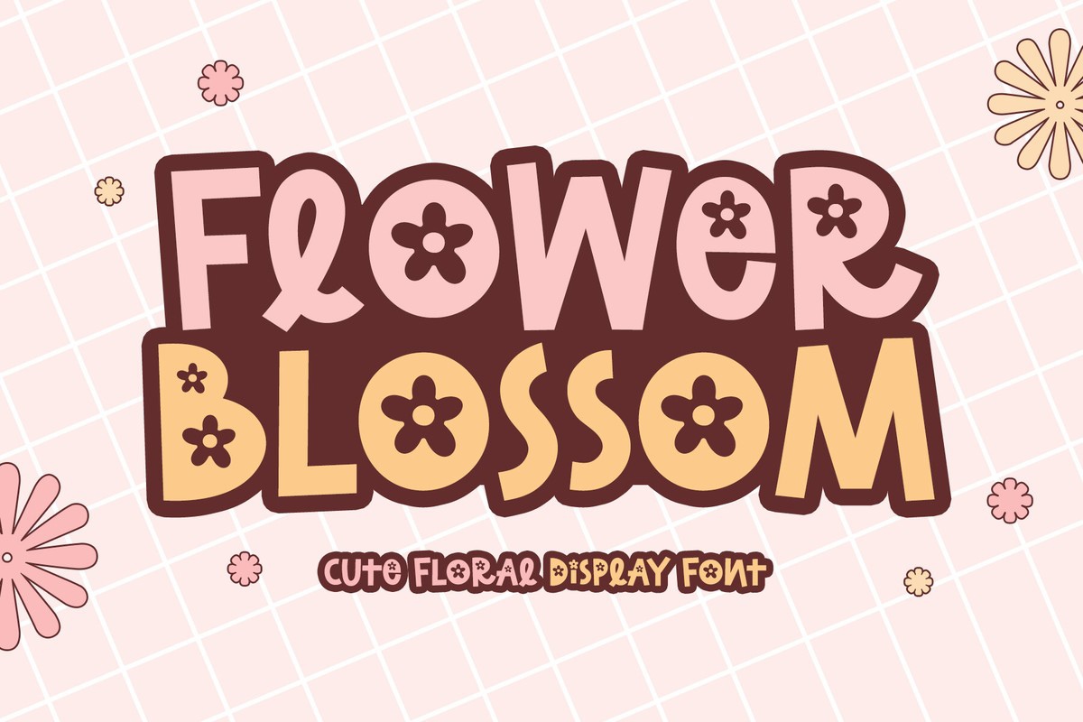 フォント Flower Blossom