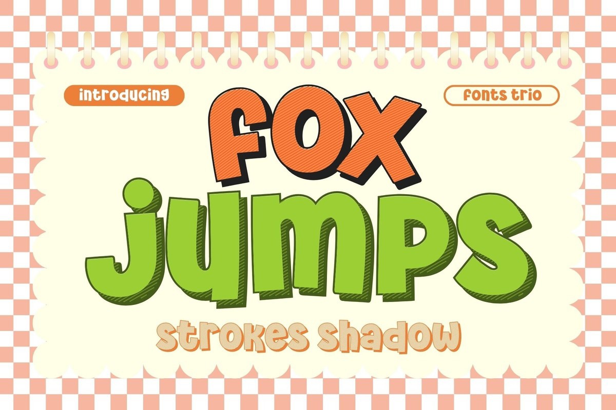 フォント Fox Jumps