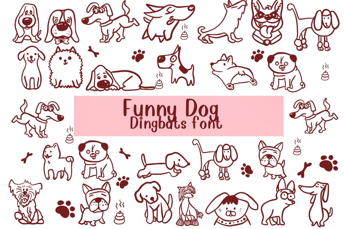 フォント Funny Dog