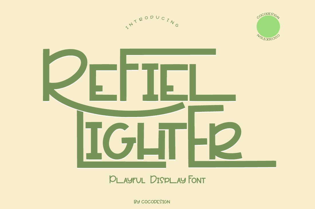 フォント Refiel Lighter