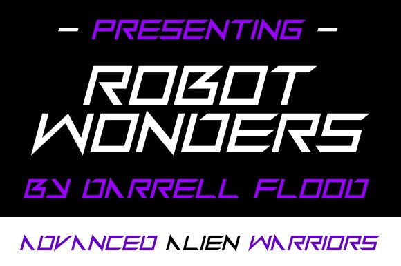 フォント Robot Wonders