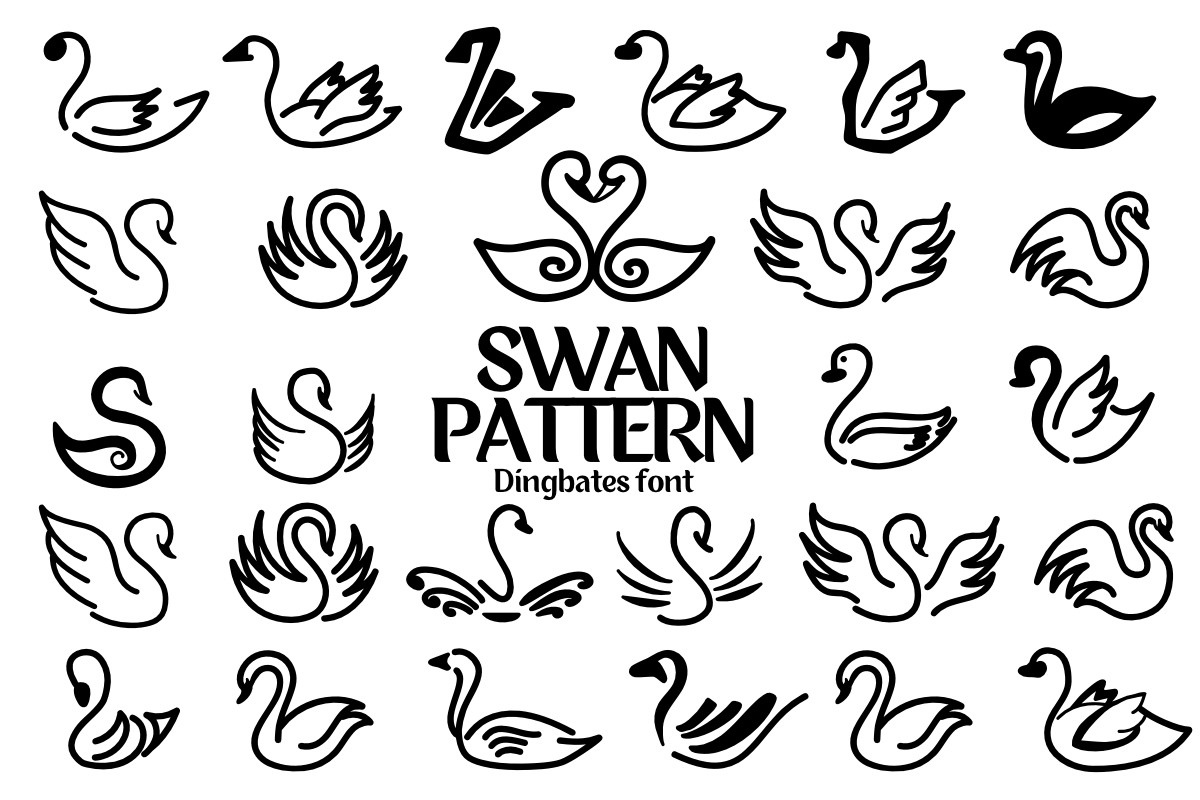 フォント Swan Pattern