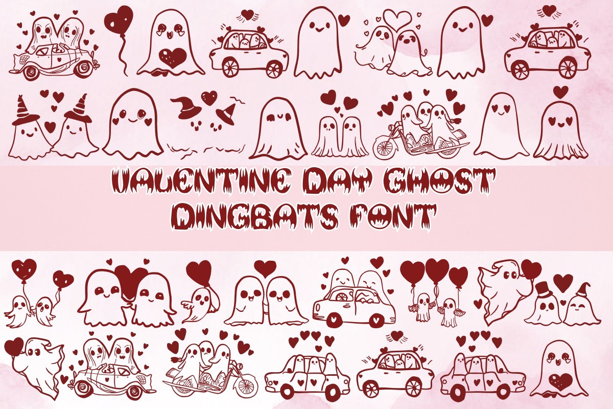 フォント Valentine Day Ghost
