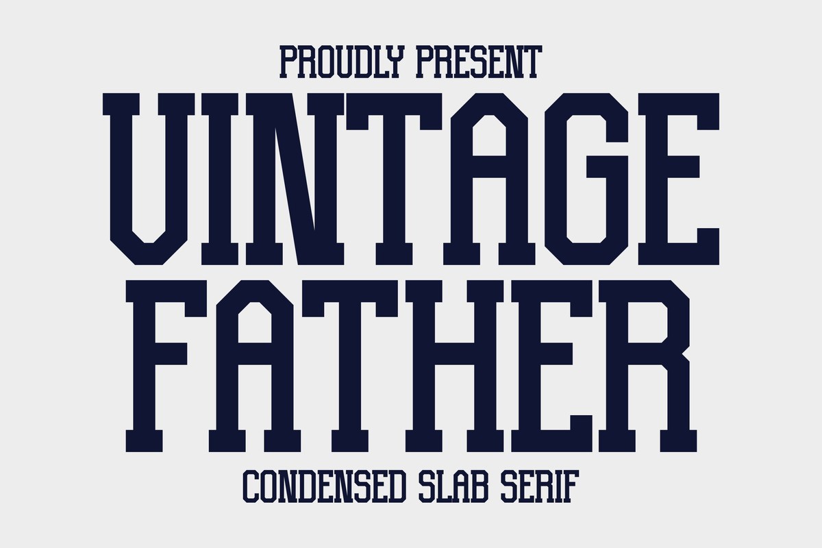 フォント Vintage Father