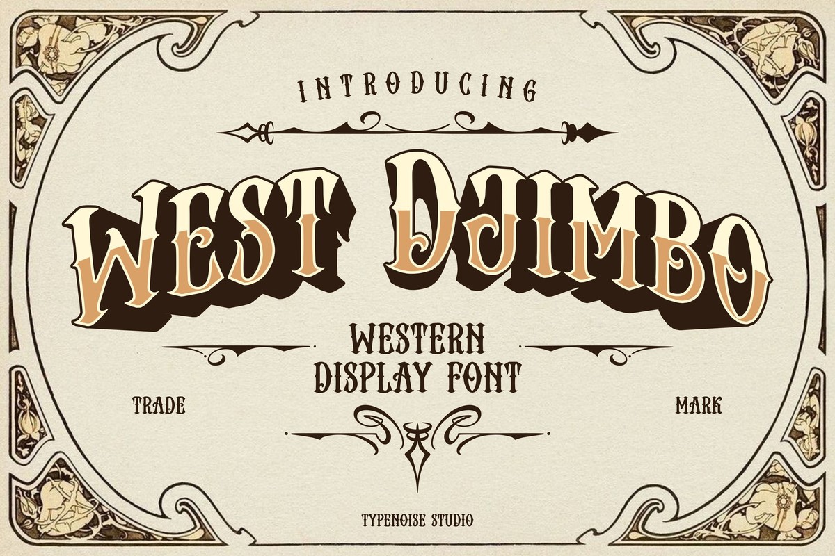 フォント West Djimbo