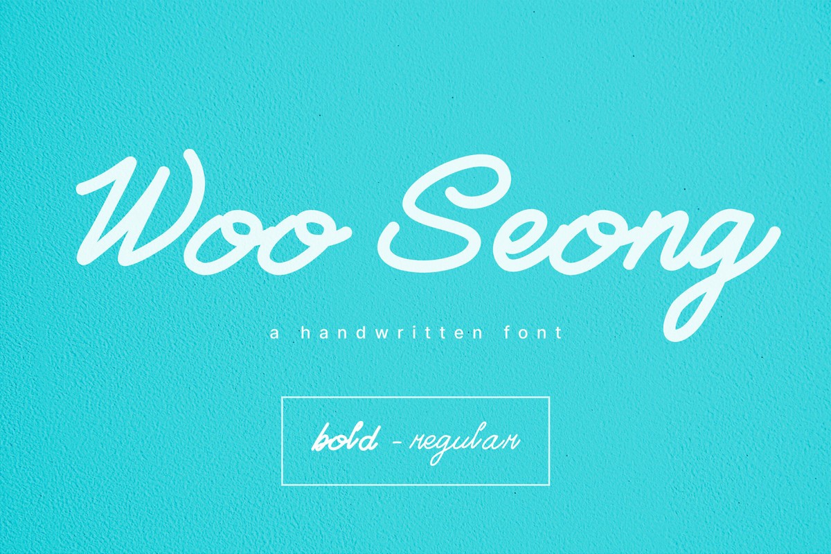 フォント Woo Seong