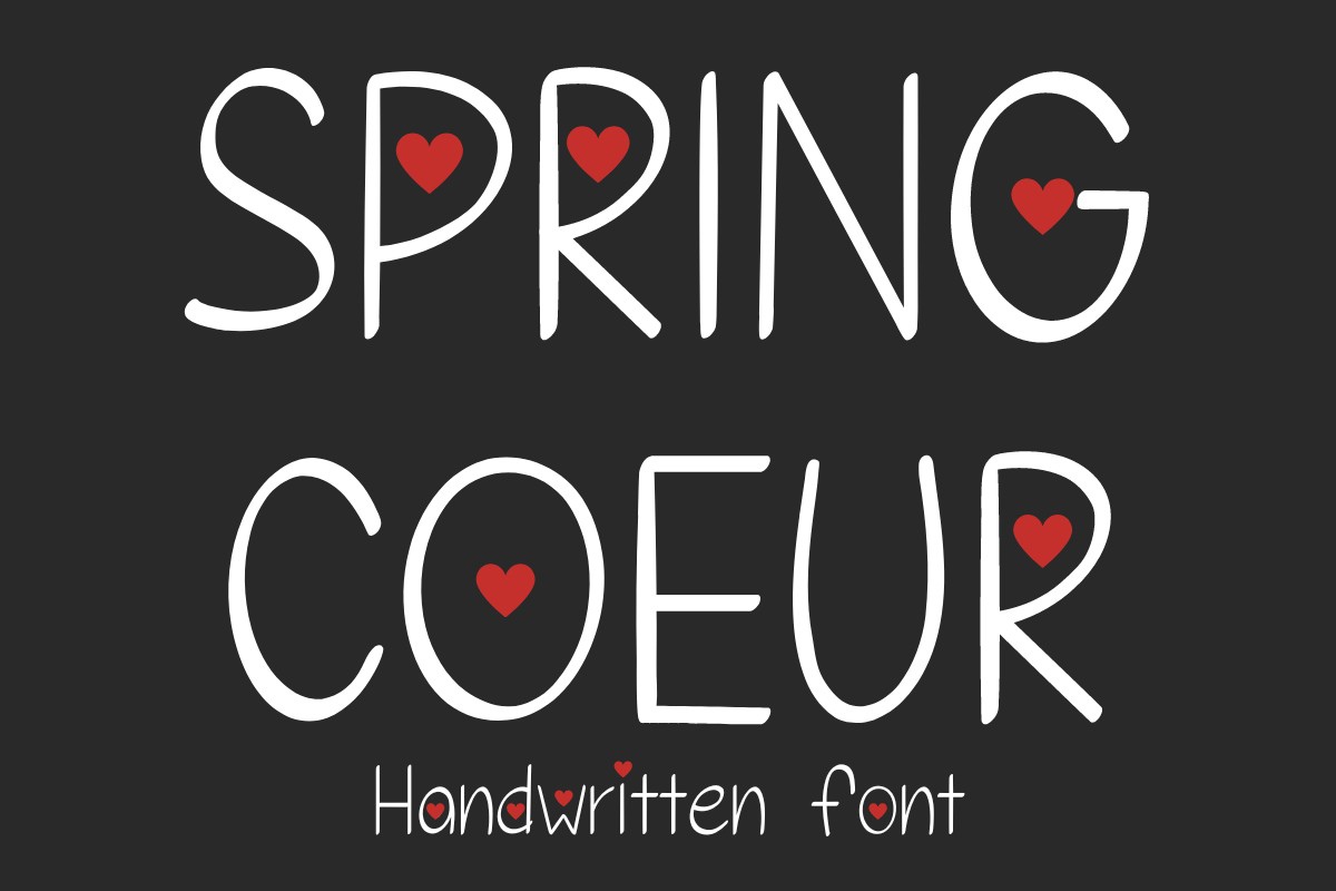 フォント Springcoeur