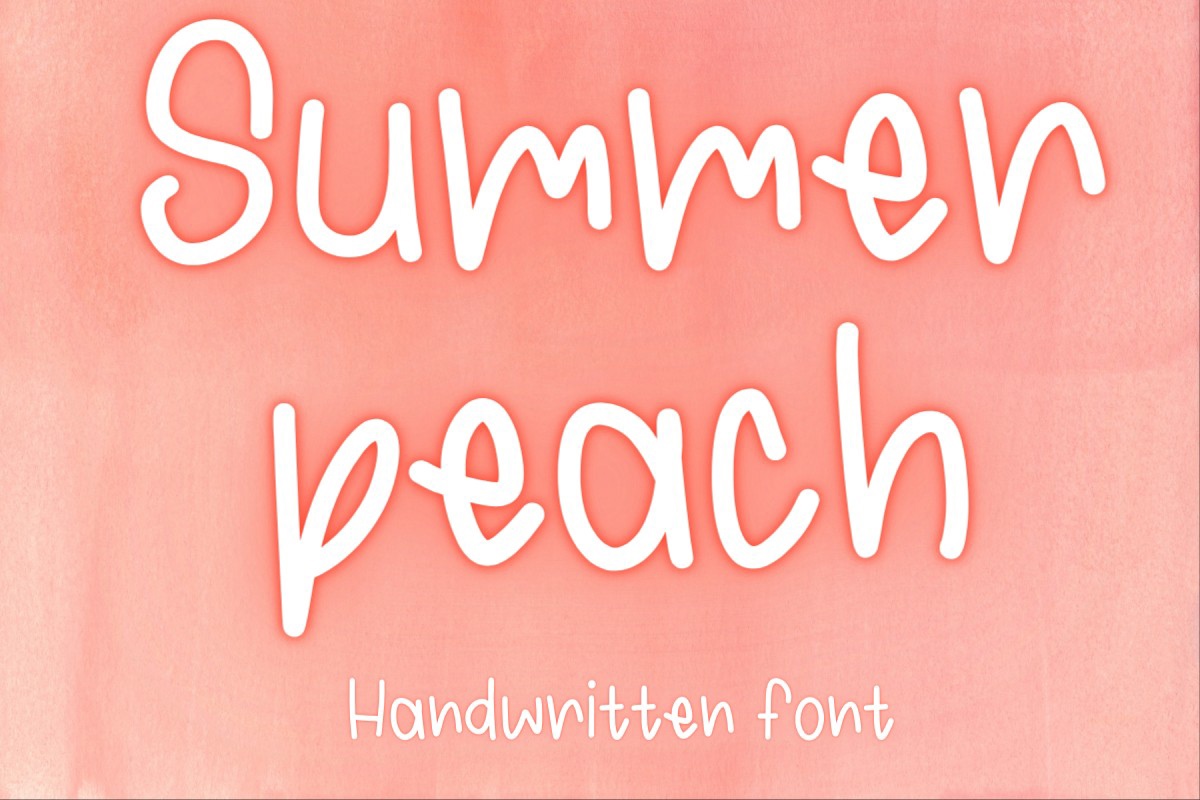 フォント Summerpeach