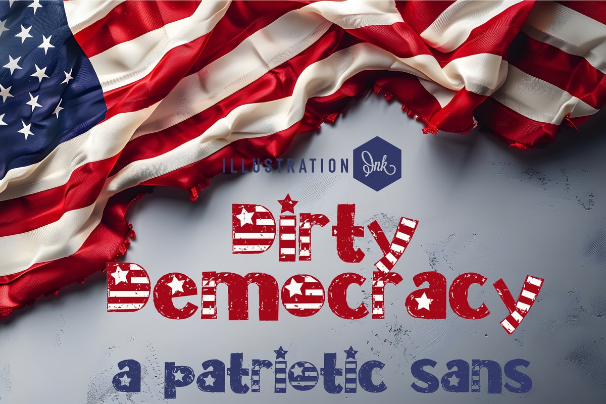 フォント ZP Dirty Democracy