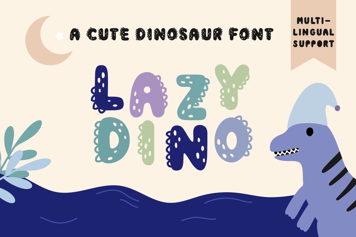 フォント Lazy Dino