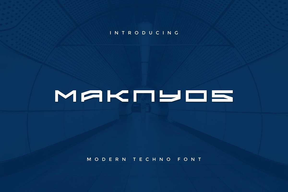 フォント Maknyos