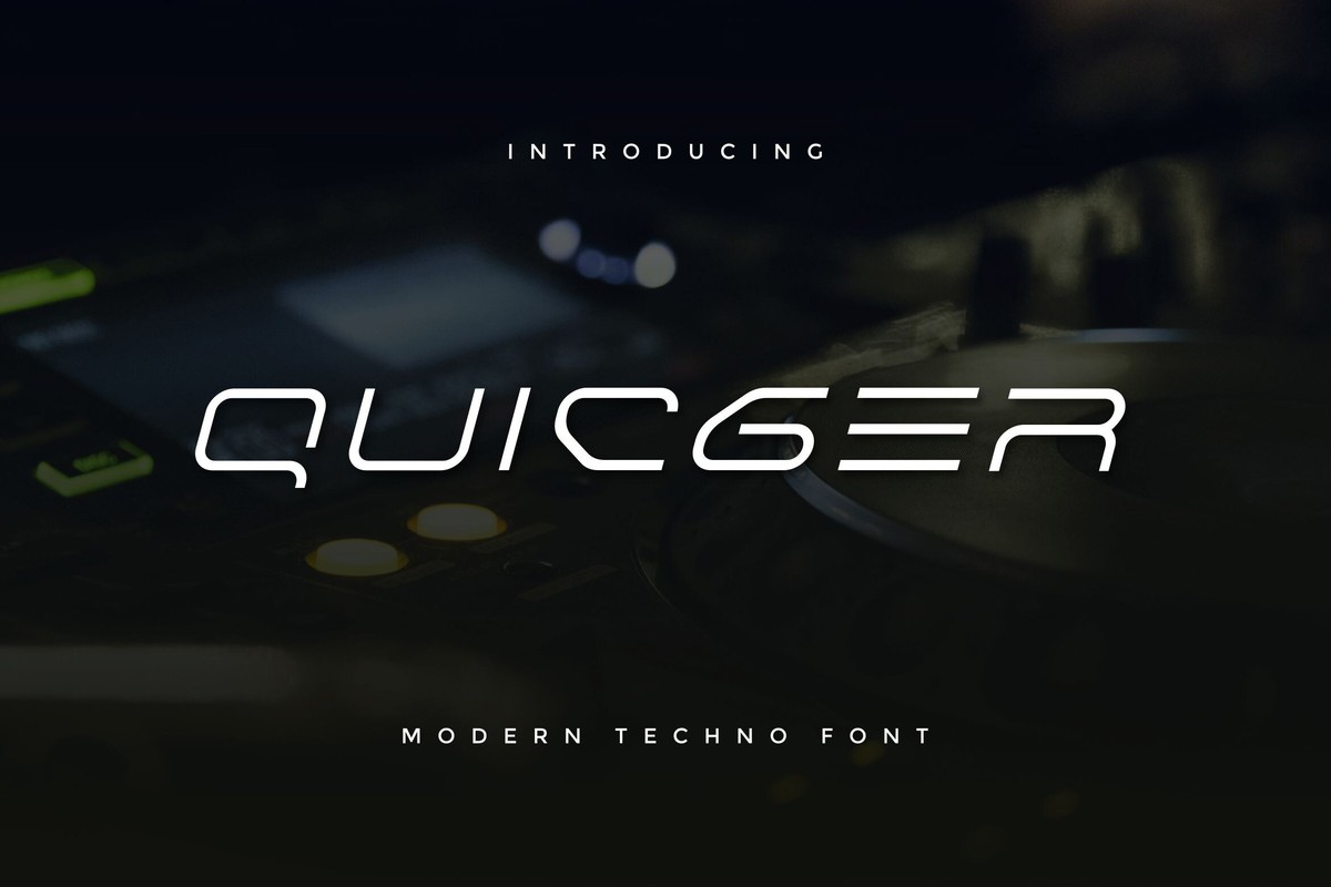 フォント Quicger