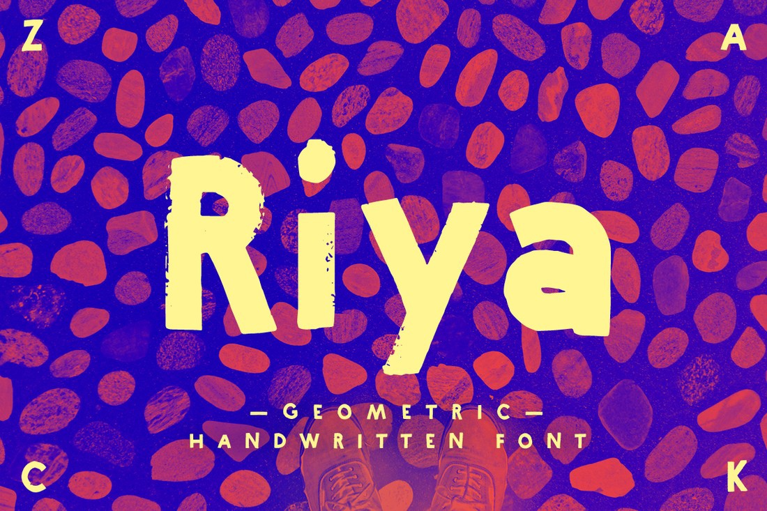 フォント Riya