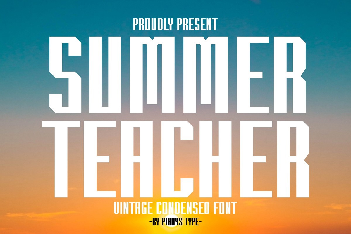 フォント Summer Teacher