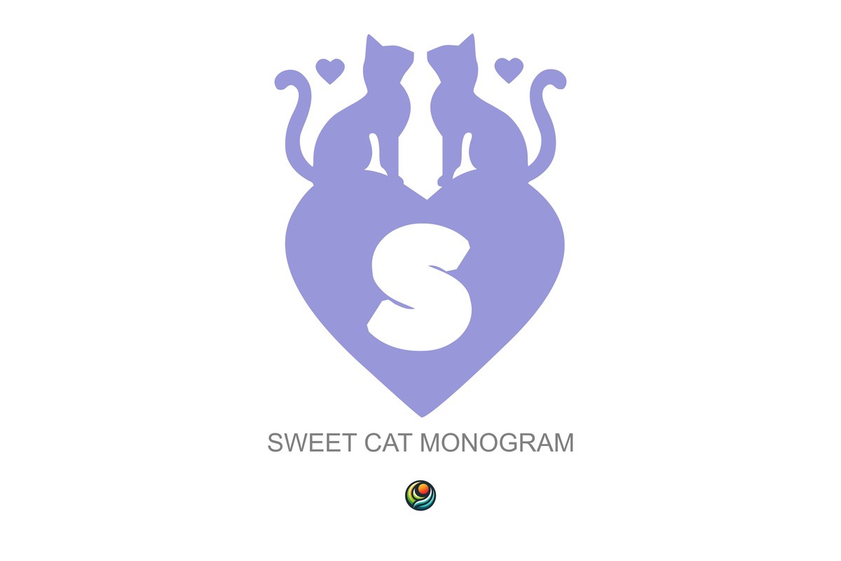 フォント Sweet Cat Monogram
