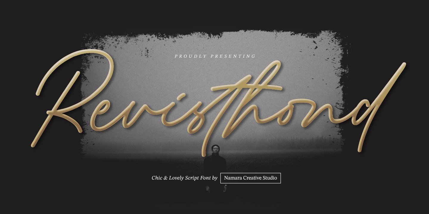 フォント Revisthond Script