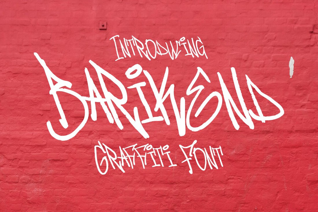 フォント Barikend Graffiti