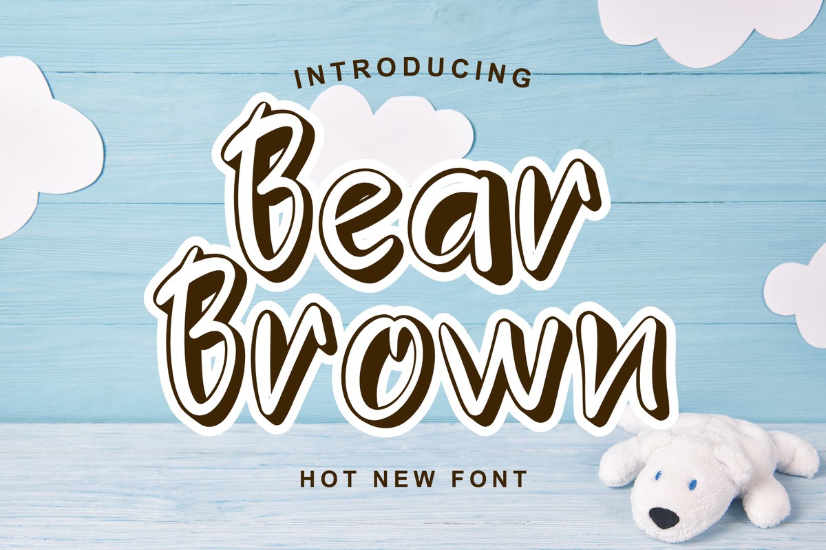 フォント Bear Brown