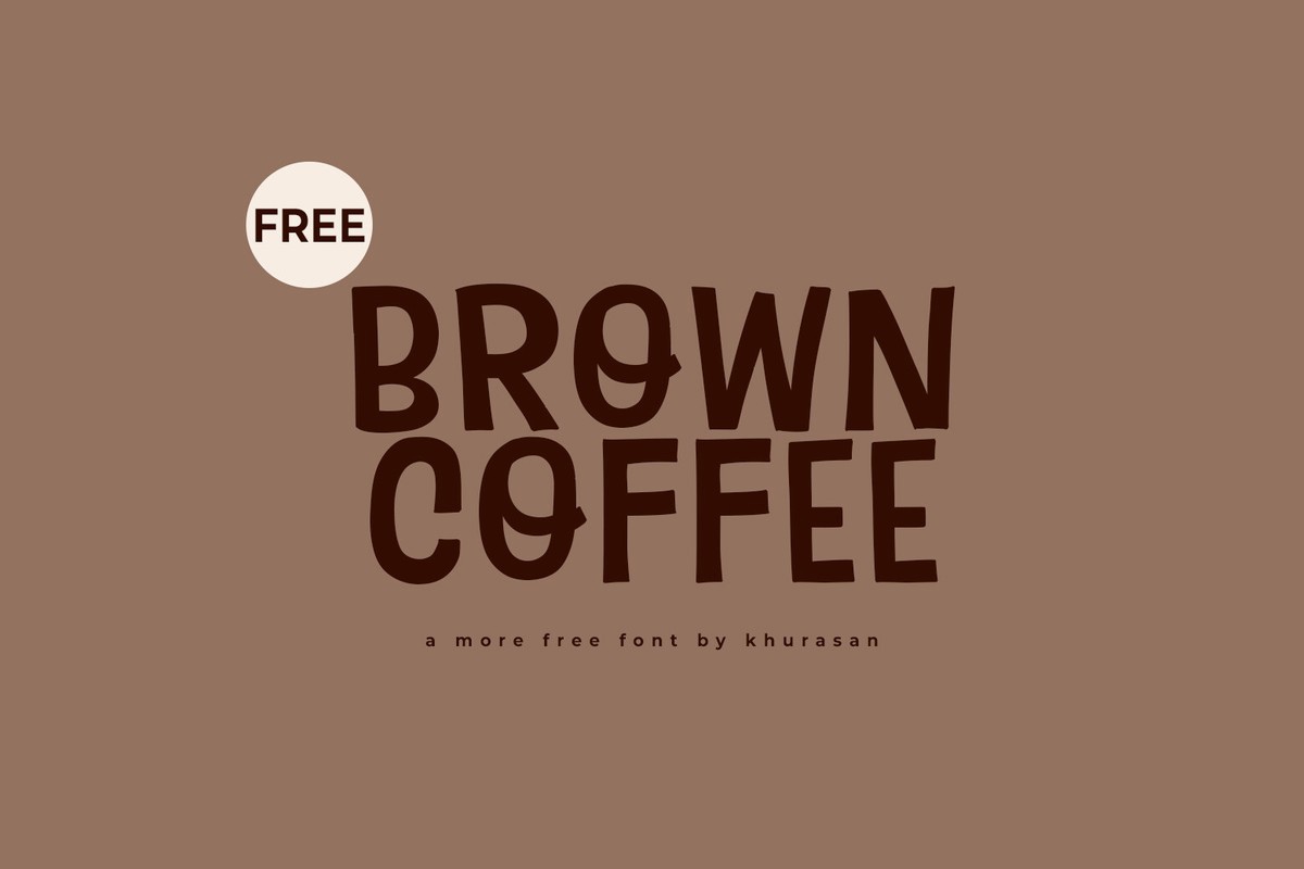 フォント Brown Coffee