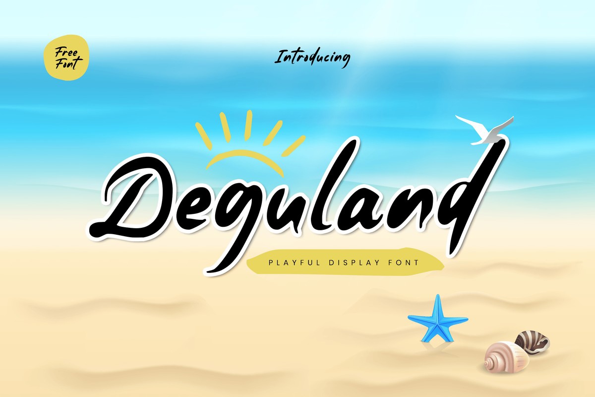 フォント Deguland