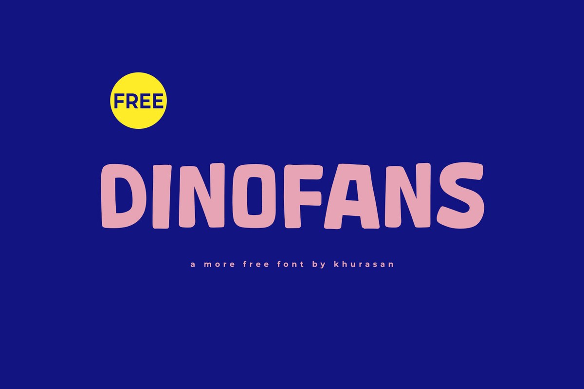 フォント Dinofans