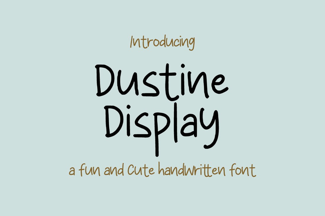 フォント Dustine Display