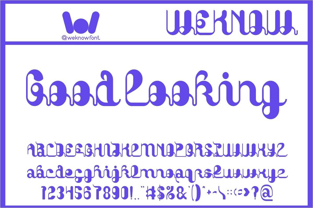 フォント Good Looking