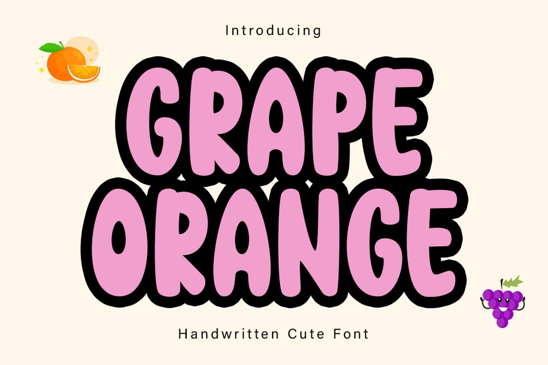 フォント Grape Orange