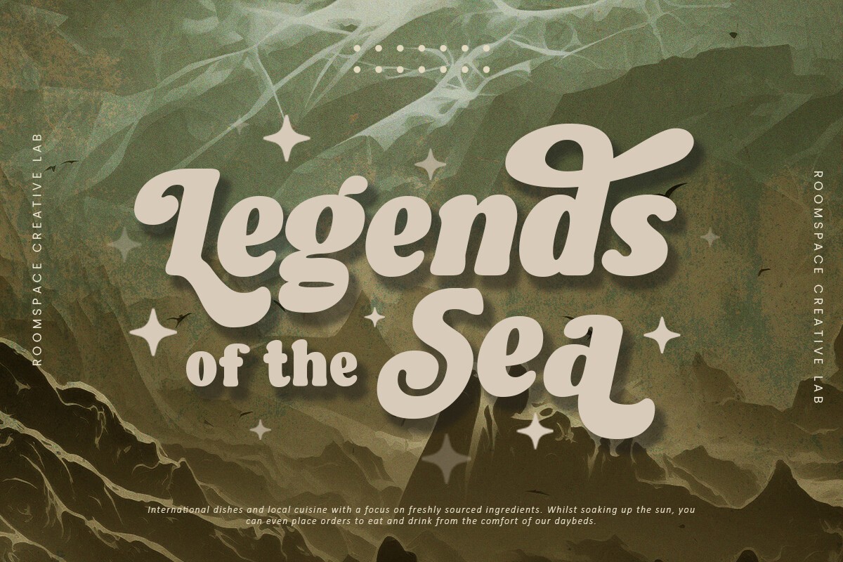 フォント Legends of the Sea