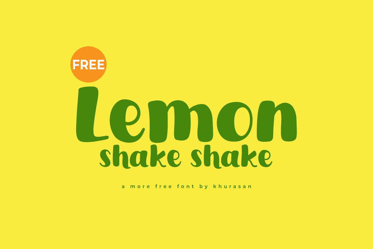 フォント Lemon Shake Shake
