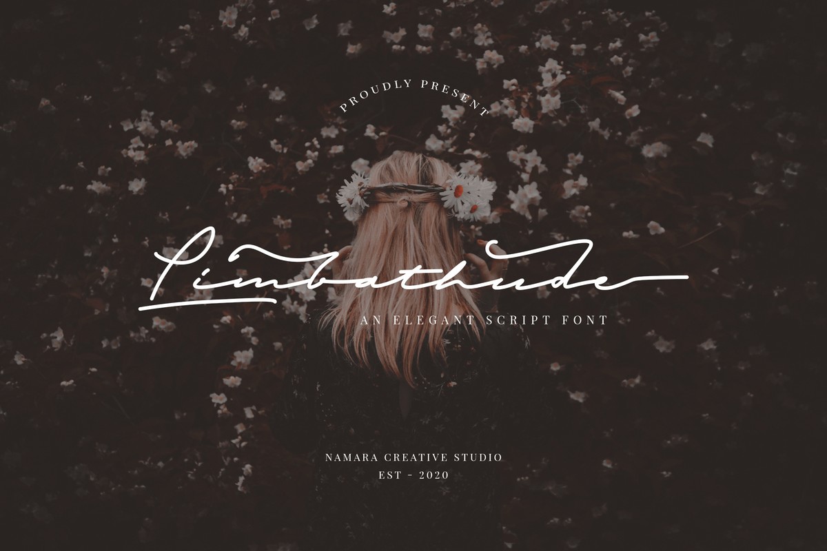 フォント Limbathude Script