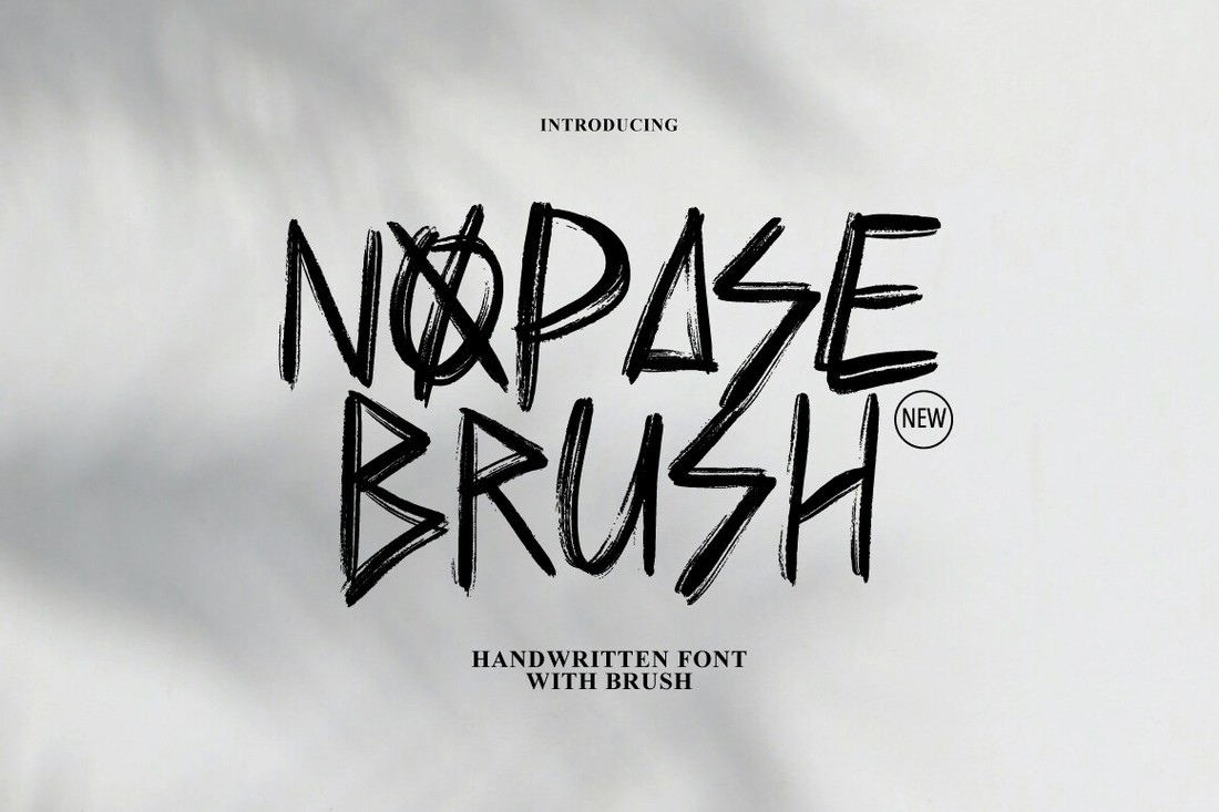 フォント Nopase Brush