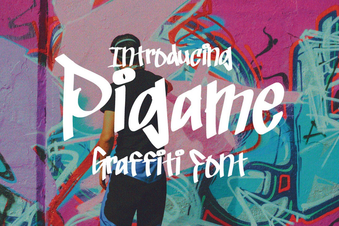 フォント Pigame Graffiti