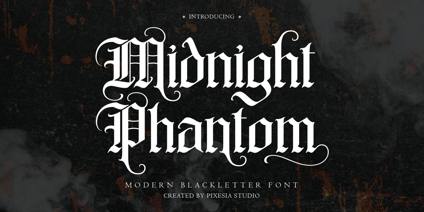 フォント Midnight Phantom