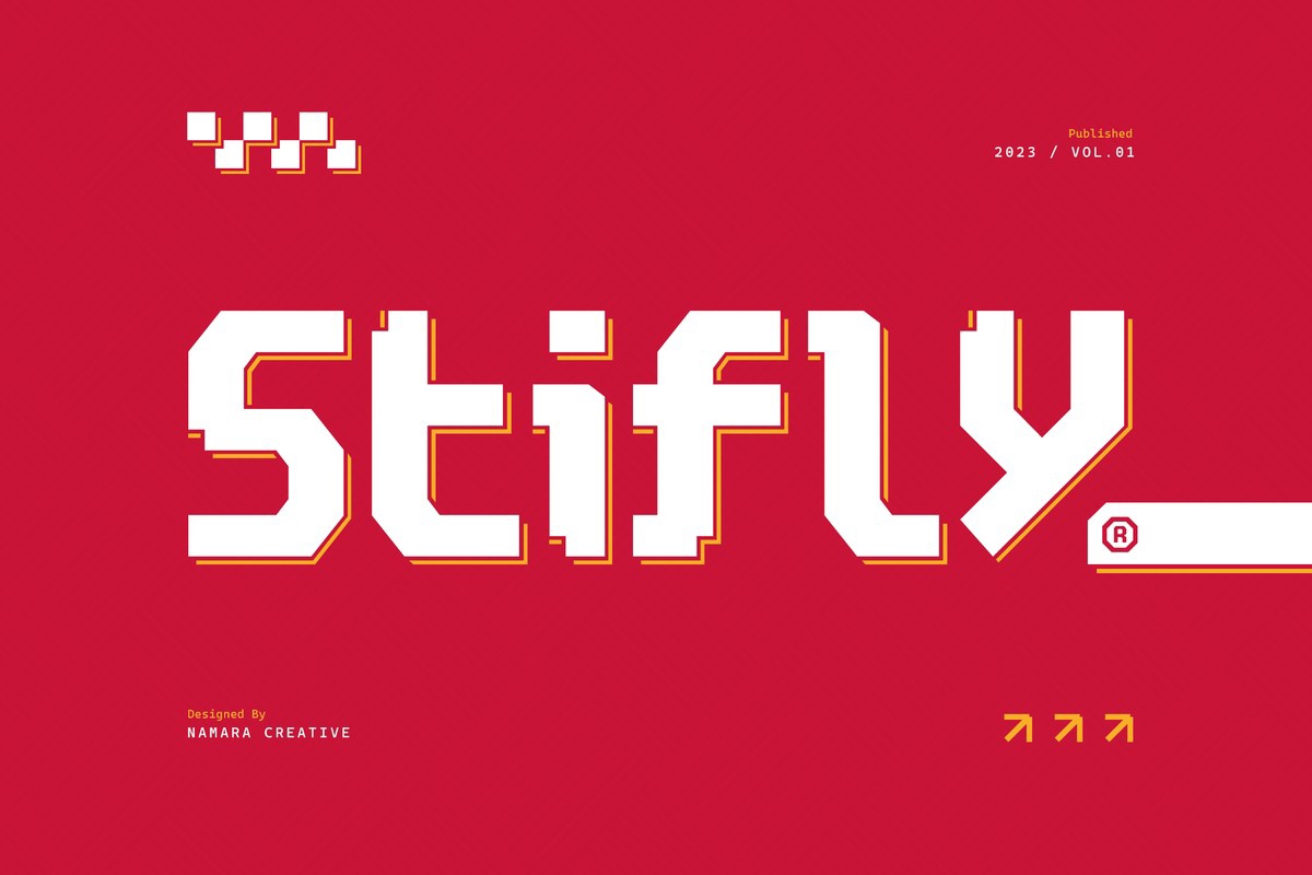 フォント Stifly