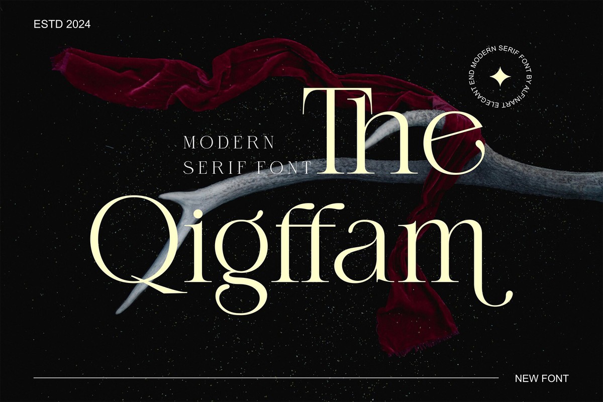 フォント The Qigffam