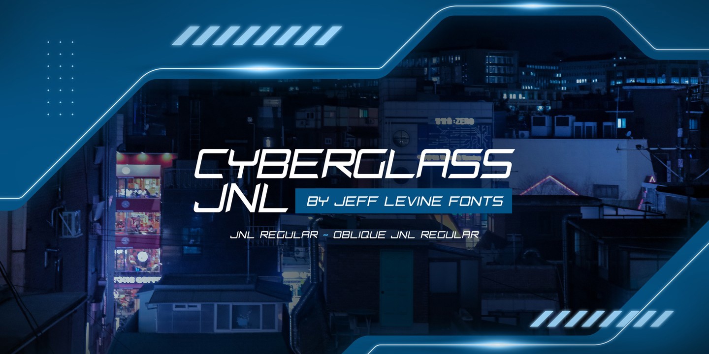 フォント Cyberglass JNL