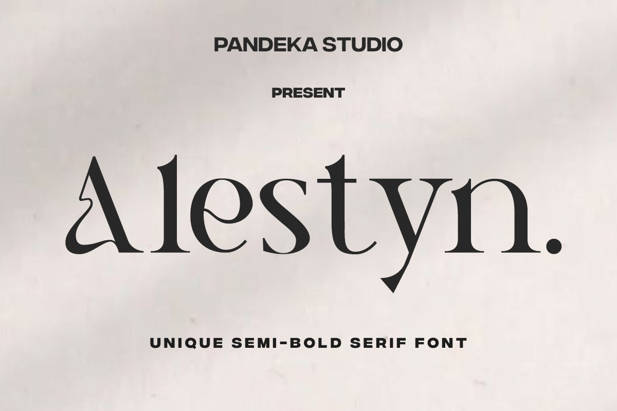 フォント Alestyn