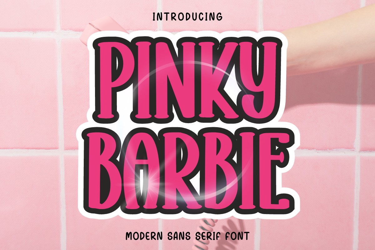 フォント Pinky Barbie