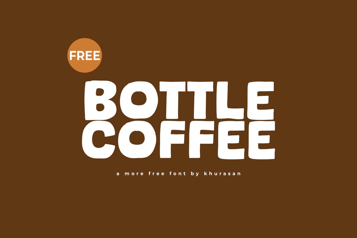 フォント Bottle Coffee