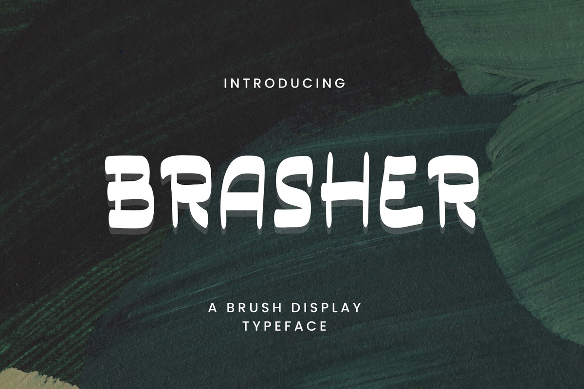 フォント Brasher