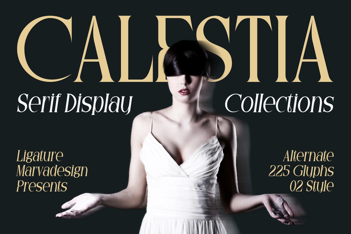 フォント Calestia