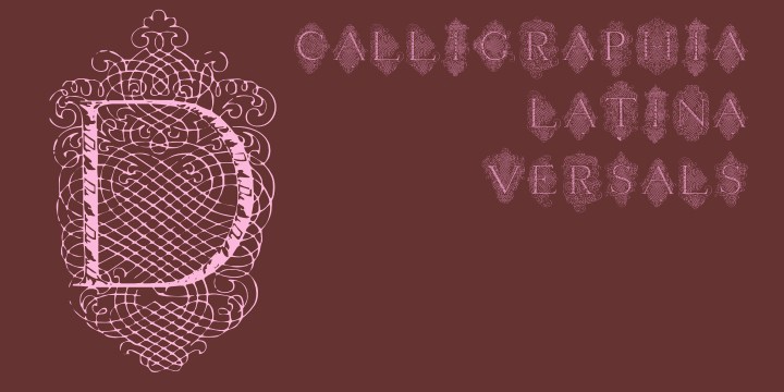 フォント Calligraphia Latina Versals Two