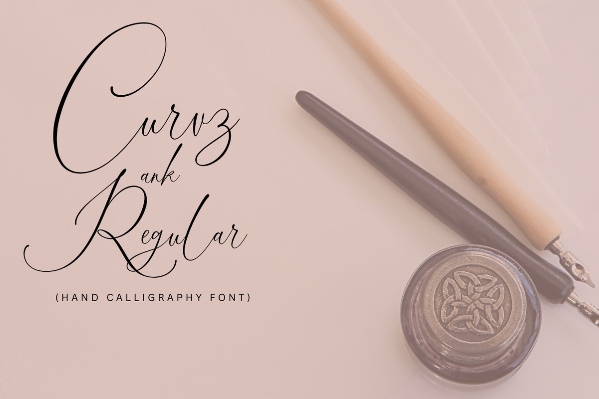 フォント Curvz Ank