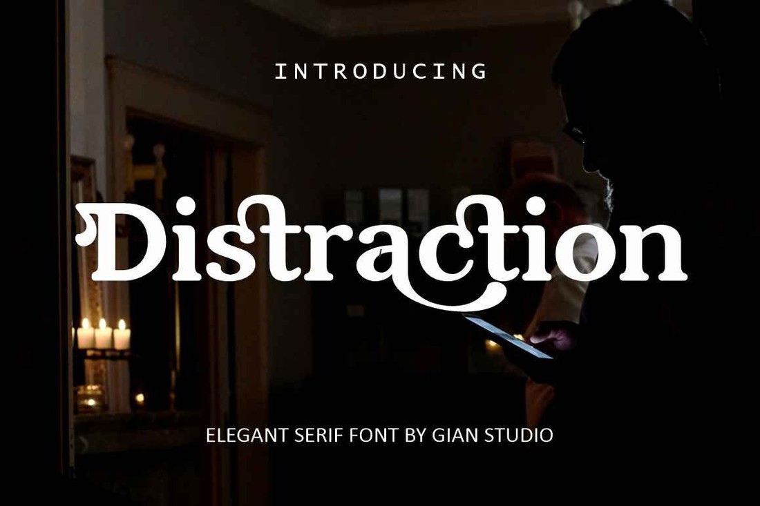 フォント Distraction