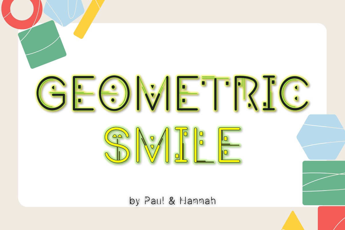 フォント Geomatic Smile